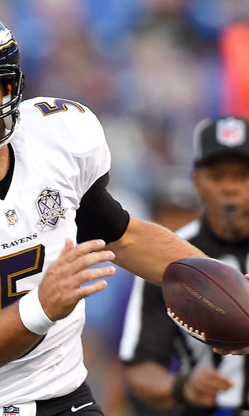 Flacco sharp, Brees absent as Ravens beat Saints 30-27